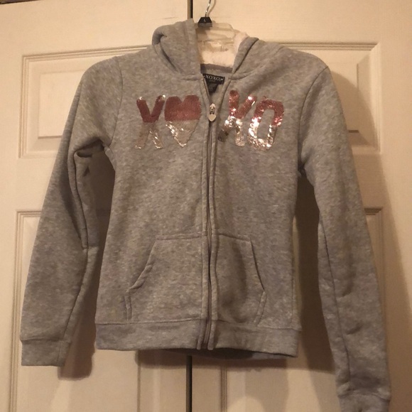 XOXO Girls L  Hooded Logo Sweatshirt - Picture 1 of 4